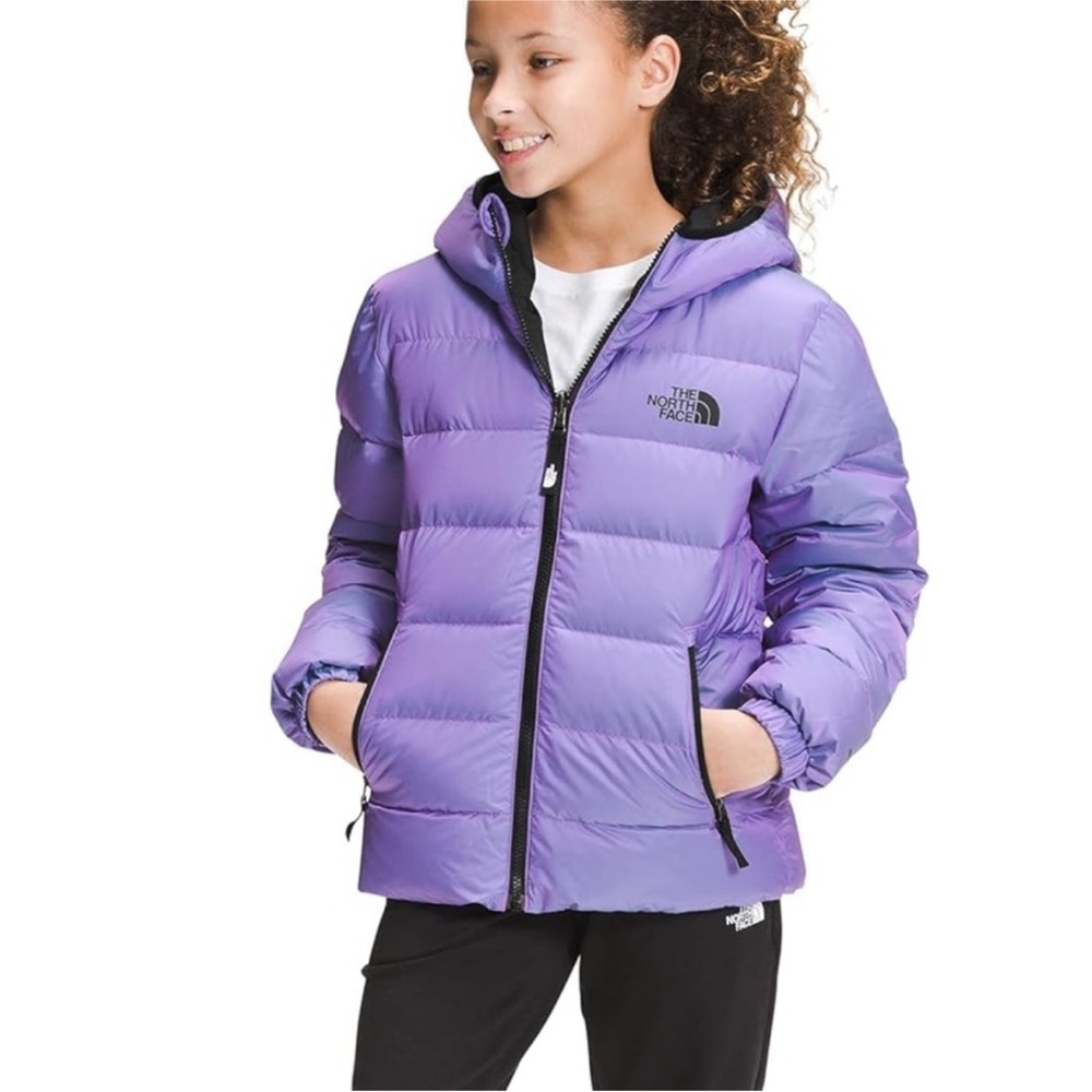 The North Face Girls' Printed Hyalite Down Jacket size XL